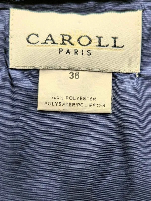 Jupe droite vintage bleu marine