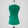 Top vert forêt de la marque Morgan, pour femme, taille M, vue de dos.