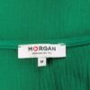 Etiquette du top vert forêt de la marque Morgan, pour femme, taille M.
